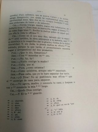 Tragicomedia de Calixto y Melibea. La Celestina