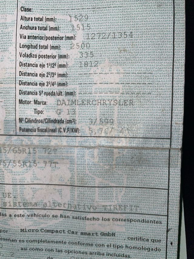 Smart Fortwo 450 del 2001