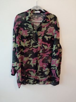 Blusa estampado militar 
