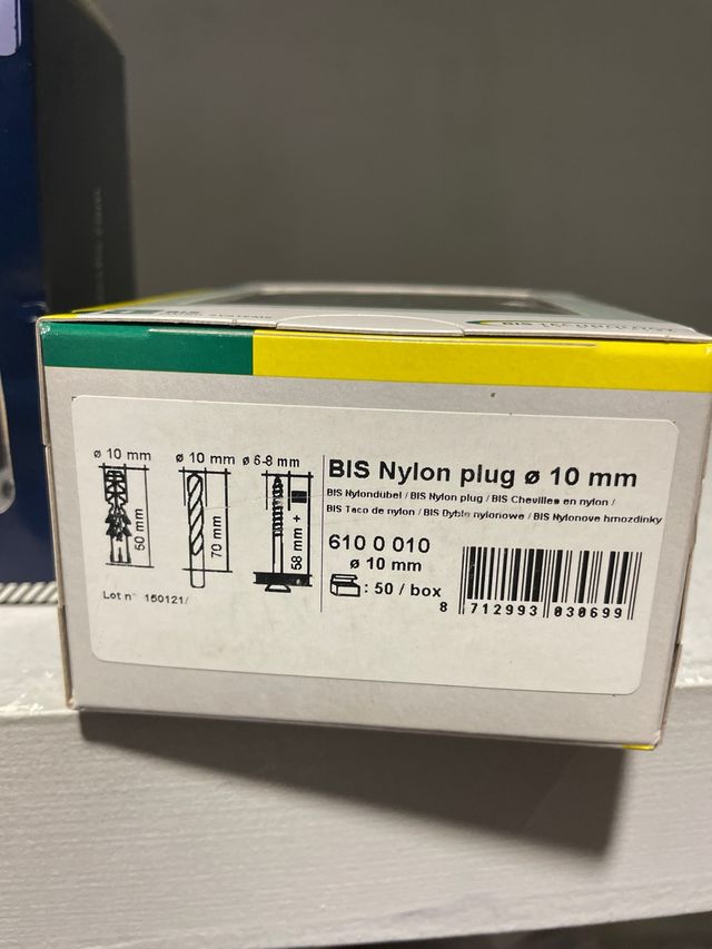 Tacos de nylon 10X50 8x40 6x30