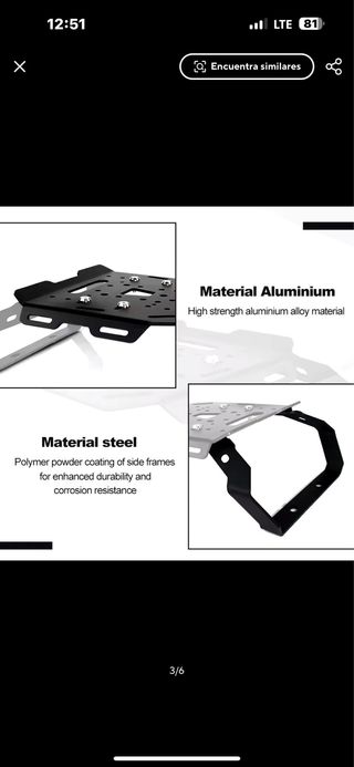 Portamaletas Yamaha Tenere 700 2020-2024