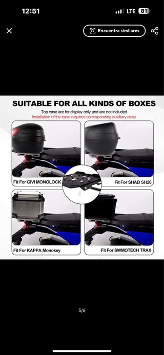 Portamaletas Yamaha Tenere 700 2020-2024