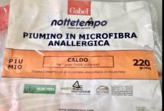 Piumino 1 piazza GABEL 220 gr microfibra