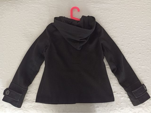 Casaco preto Stradivarius