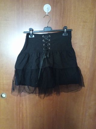 Falda con tul