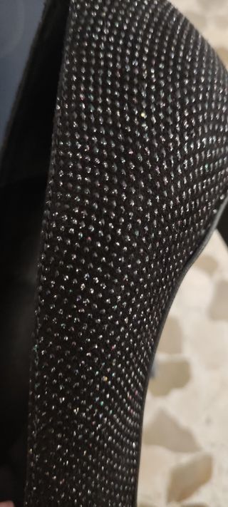 Zapatos de tacón negro fiesta 
