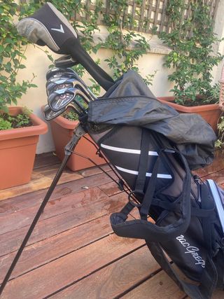 Palos de Golf y bolsa