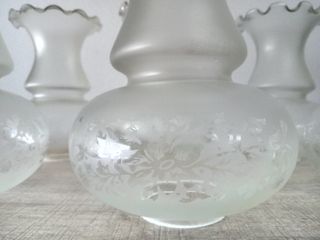 Tulipas antiguas cristal soplado 