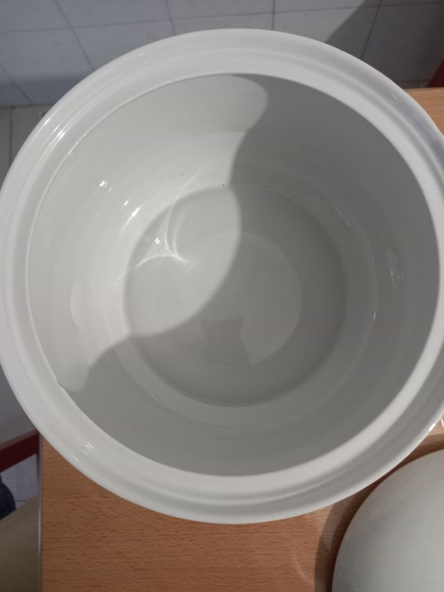 Zuppiera Tognana in ceramica fiore rosa