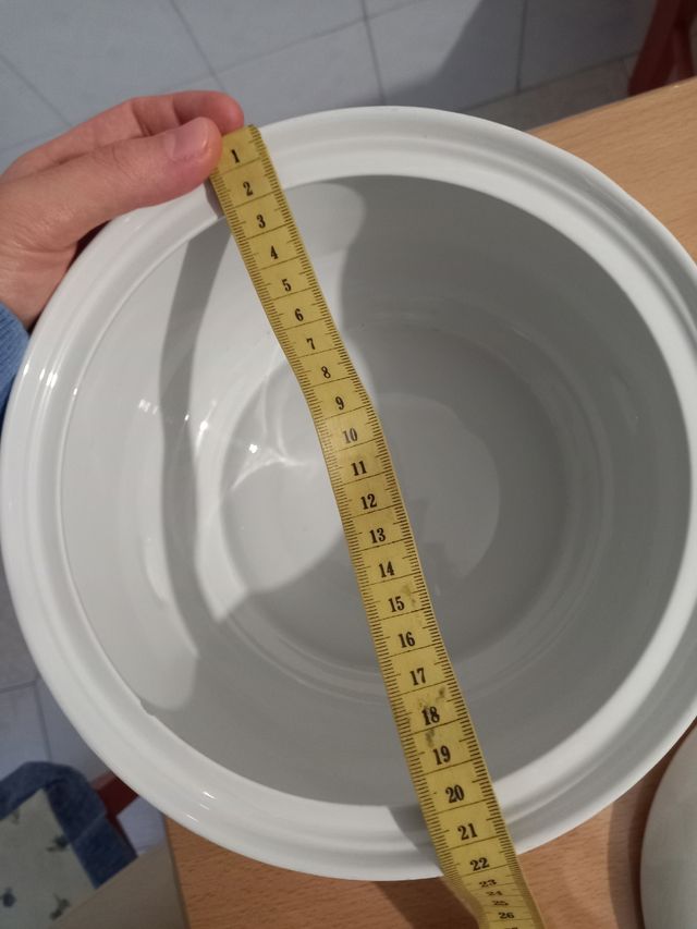 Zuppiera Tognana in ceramica fiore rosa