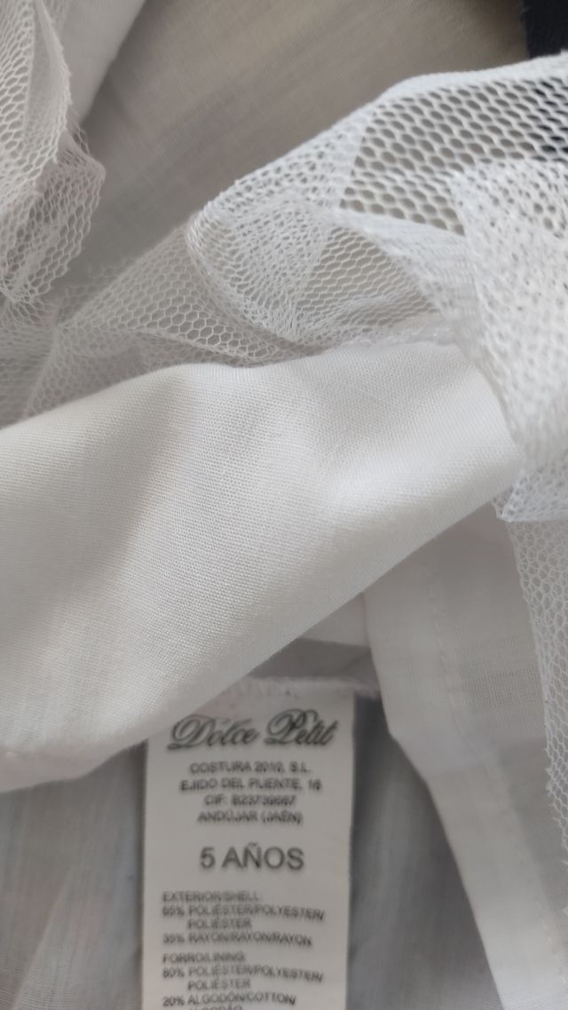 Vestido niña 5 años