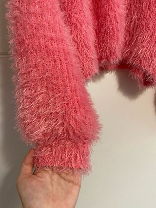 Chaqueta pelo rosa