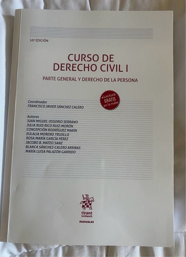 Libro Derecho Civil I