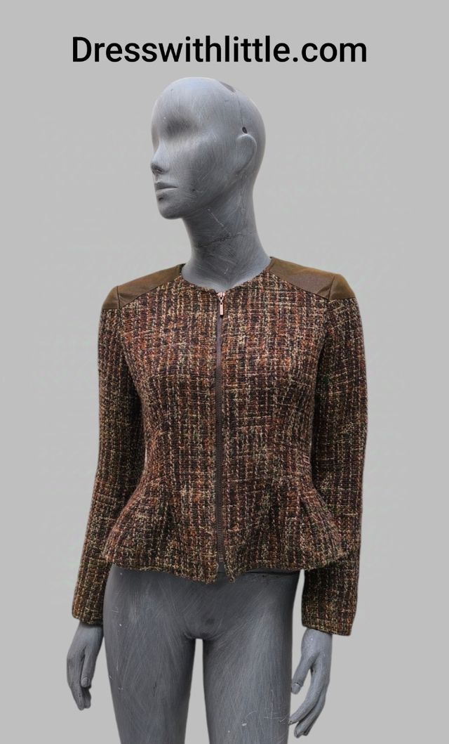 Chaqueta Fornarina marrón mujer S