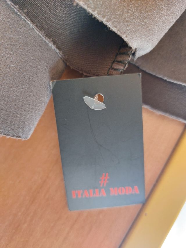 Giacca scamosciata grigio scuro