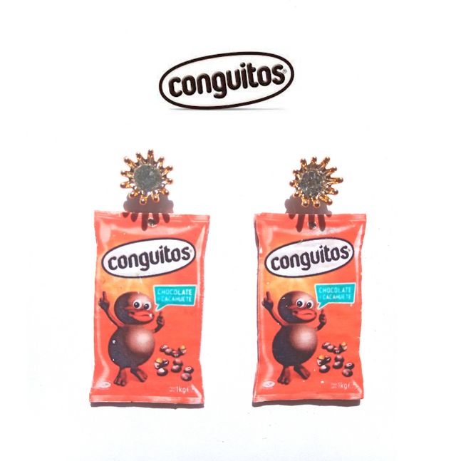 Pendientes hechos a mano, conguitos