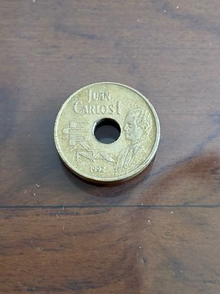 Moneda de 25 pesetas de 1992 de la Giralda