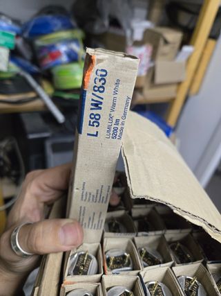 25 Tubos fluorescentes 58w/830