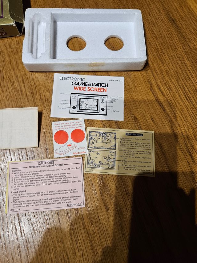 Nintendo Game &,Watch chef 80