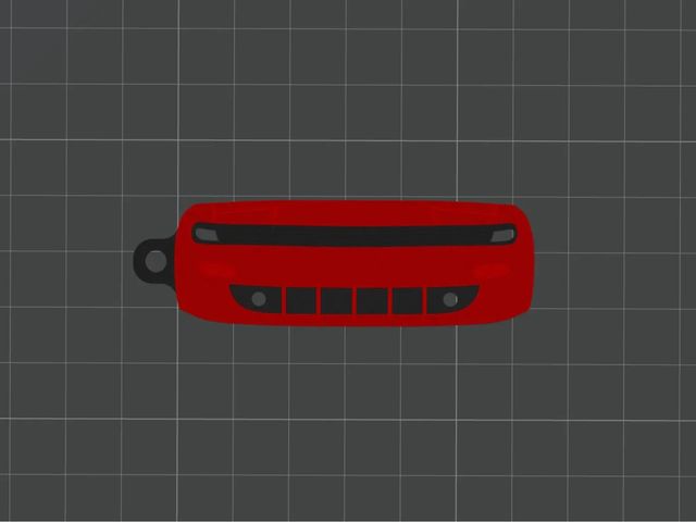 Llavero 3D personalizado Toyota Celica