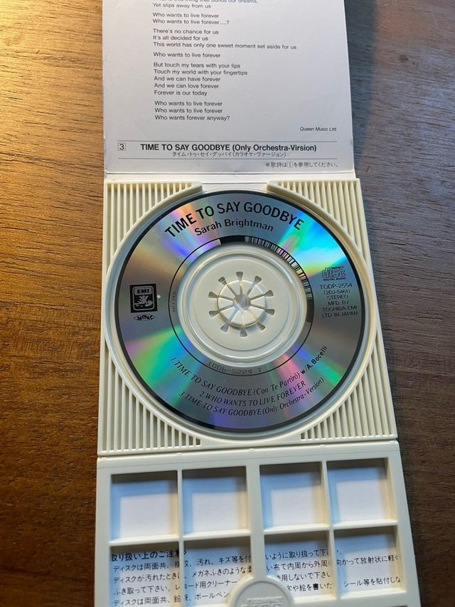 Sarah Brightman È ora di dire addio con te, me ne vado