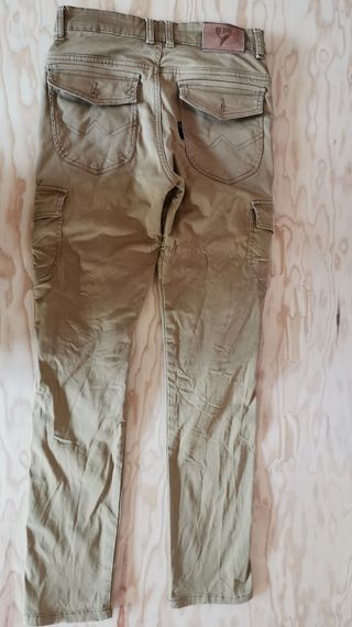 PANTALONES MOTO KEVLAR + RODILLERAS + CADERAS