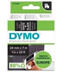 RECAMBIO DYMO 24mm x 7m D1 ETIQUETADORA B/N
