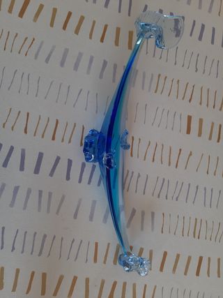 Gondola veneziana in vetro di Murano