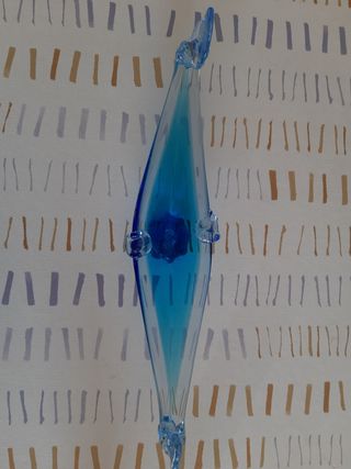 Gondola veneziana in vetro di Murano