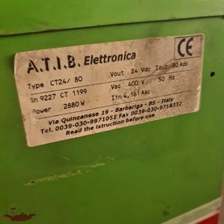 Cargador para carretilla eléctrica 24V 80Amp