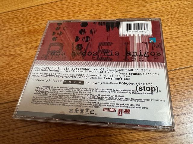 Pop Will Eat Itself CD “Dos Dedos Mis Amigos”