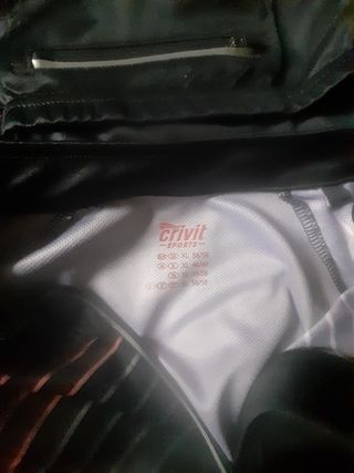 Crivit Maglia Ciclismo Manica Lunga Tg. XL Nero