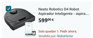 Aspirador Neato para piezas o reparar