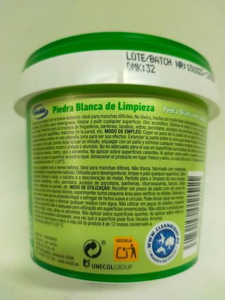 Piedra Blanca y Limpieza en PASTA, CHUBB