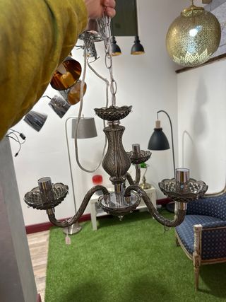 Lampadario stile classico, con 3 luci 