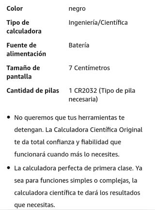 Calculadora científica, + de 200 funciones