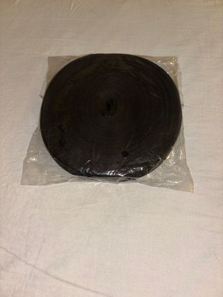 1Rotolo Di Fettuccia NUOVO Da 20 metri Colore NERO