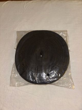 1Rotolo Di Fettuccia NUOVO Da 20 metri Colore NERO