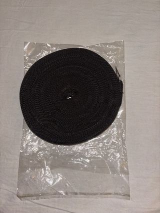 1Rotolo Di Fettuccia NUOVO Da 20 metri Colore NERO