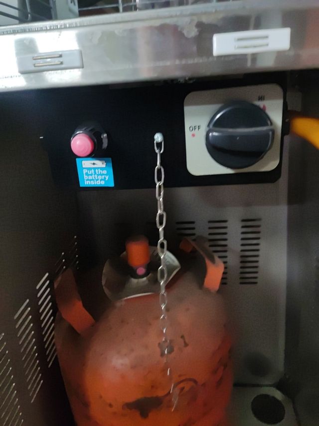 Calefactor chimenea  terraza sin estrenar