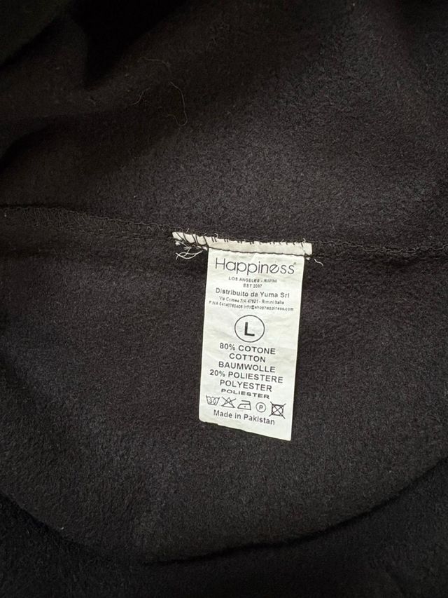 Felpa con cappuccio nera