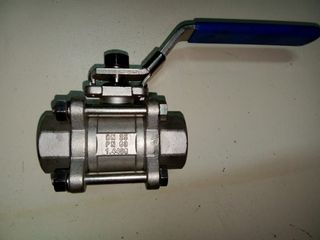 2 válvulas acero inoxidable- 1"