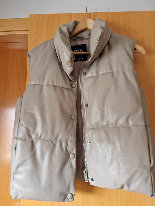 Chaleco acolchado polipiel