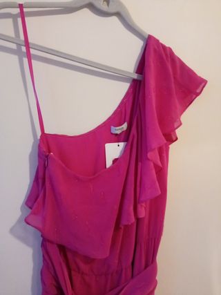 Vestido 👗 fucsia fiesta 🎉