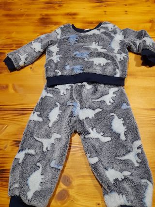 Pigiamino bimbo felpato