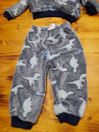 Pigiamino bimbo felpato