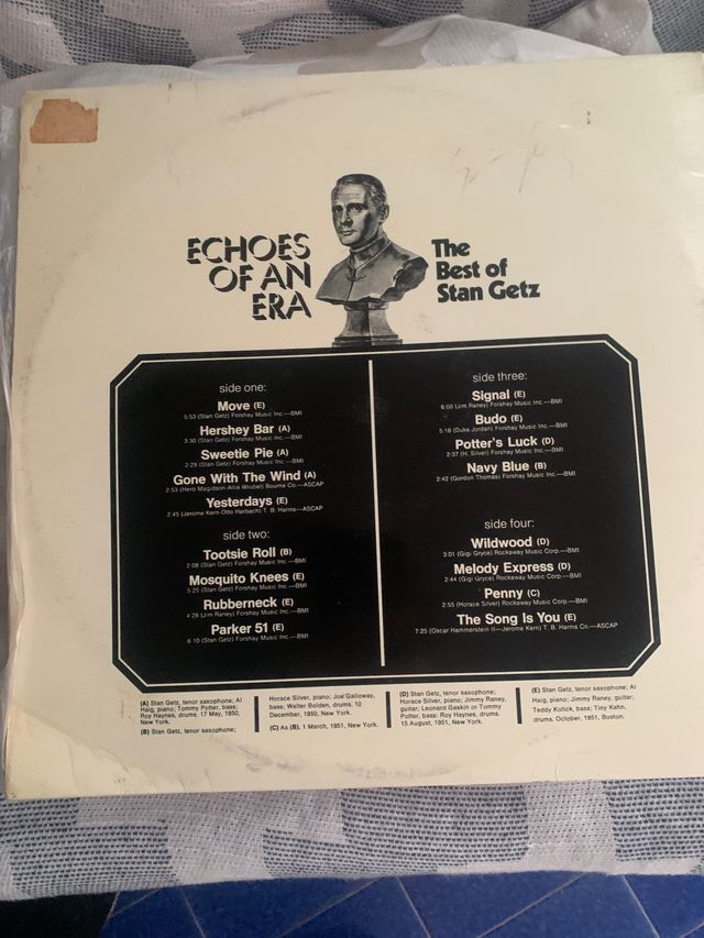 Doble vinilo Stan Getz