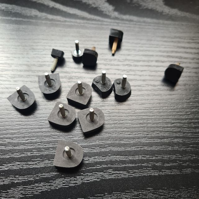 Lote de tacones para zapatos de aguja