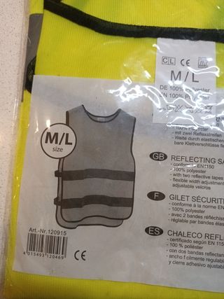 Gilet di sicurezza taglia M/L omologato