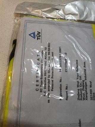 Gilet di sicurezza taglia M/L omologato